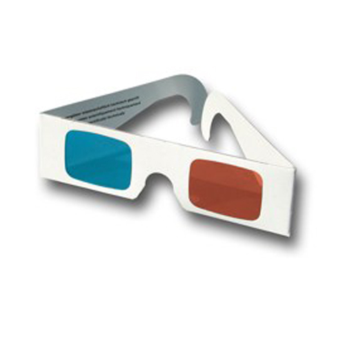 3 D Brille "Rot-Cyan"